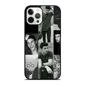 Shawn Mendes Black and White Collage iPhone Case